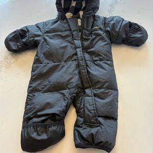 Columbia Black and White Infant Snowsuit
